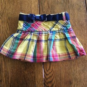 Adorable plaid toddler Ralph Lauren skirt